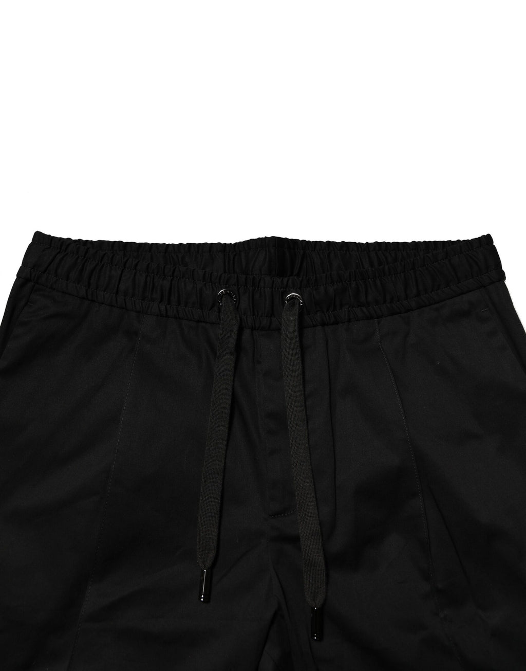 Dolce & Gabbana Black Cotton Mid Waist Jogger Pants - Eljoys Fashion 
