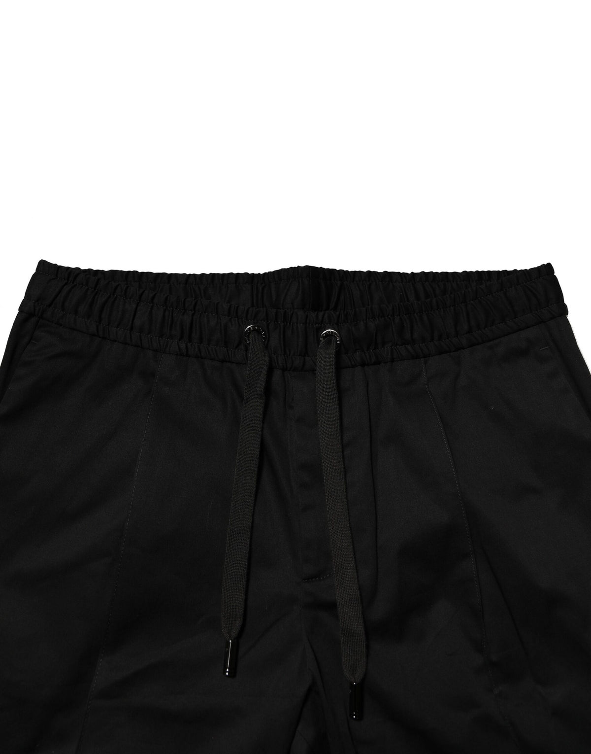 Dolce & Gabbana Black Cotton Mid Waist Jogger Pants - Eljoys Fashion 