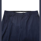 Dolce & Gabbana Dark Blue Wool Dress Formal Pants