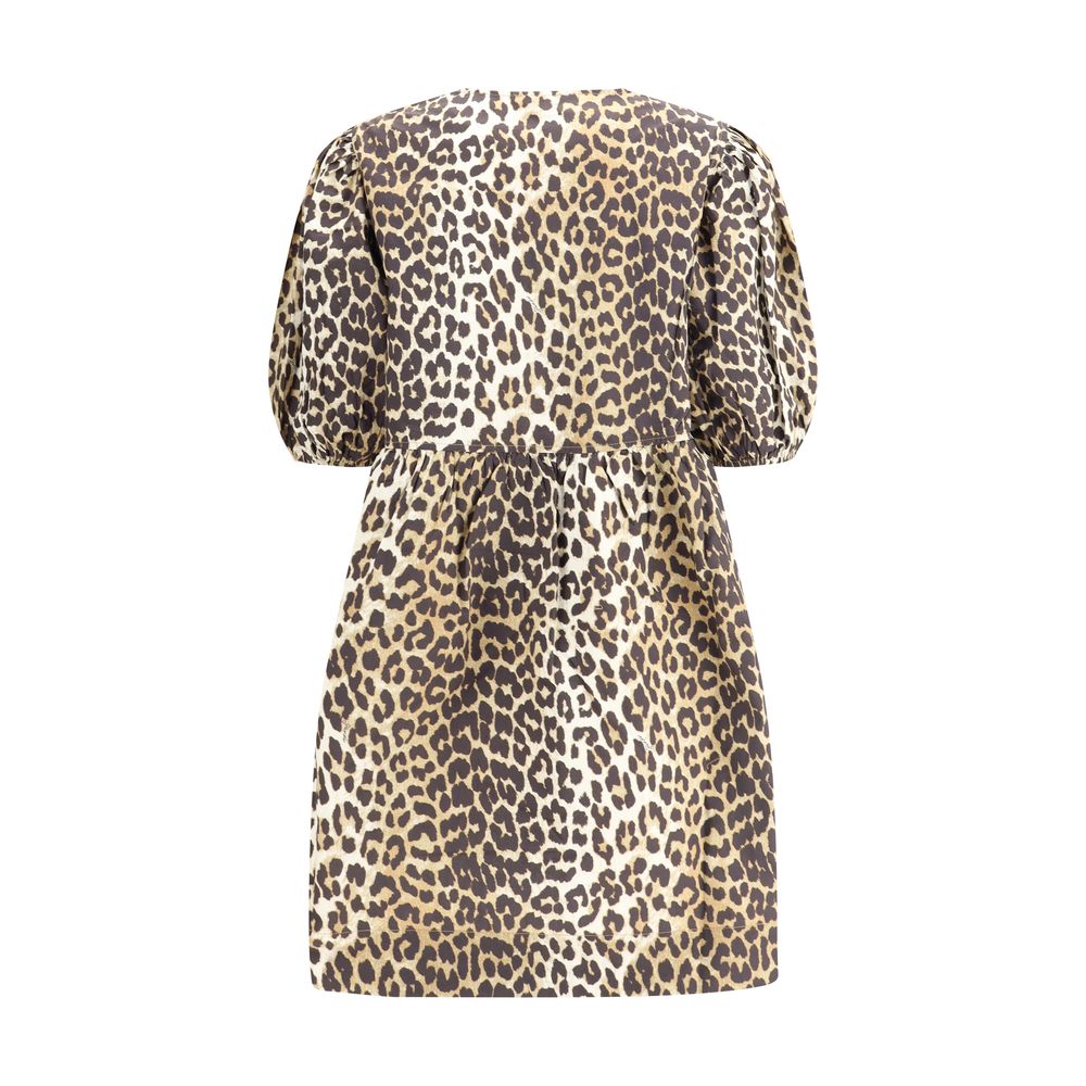 Ganni Leopard mini Dress Ganni