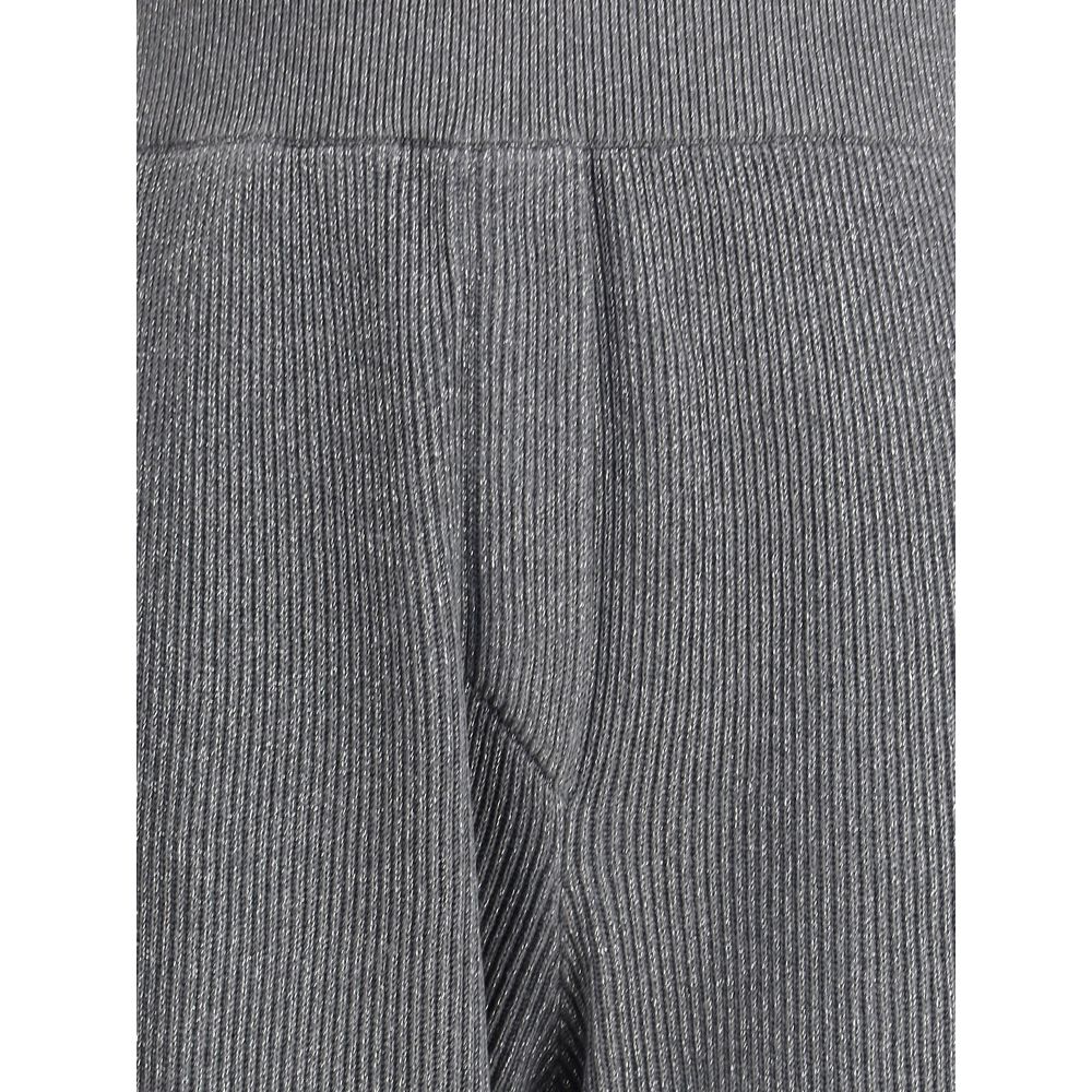 Brunello Cucinelli Gray Cotton Casual Pants Brunello Cucinelli