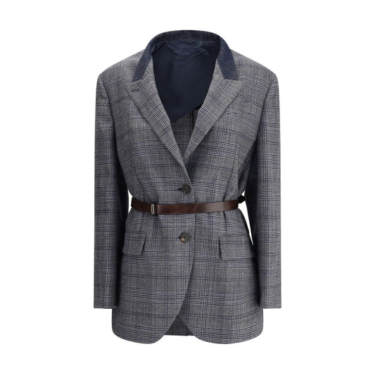 Brunello Cucinelli Prince of Wales pattern Blazer Brunello Cucinelli