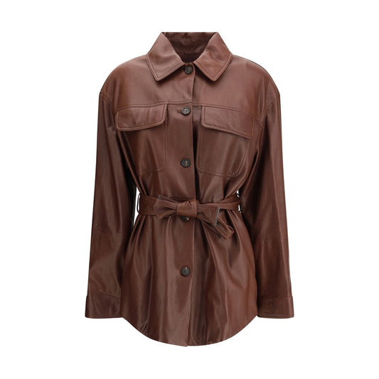 Brunello Cucinelli Saharan leather Jacket Brunello Cucinelli