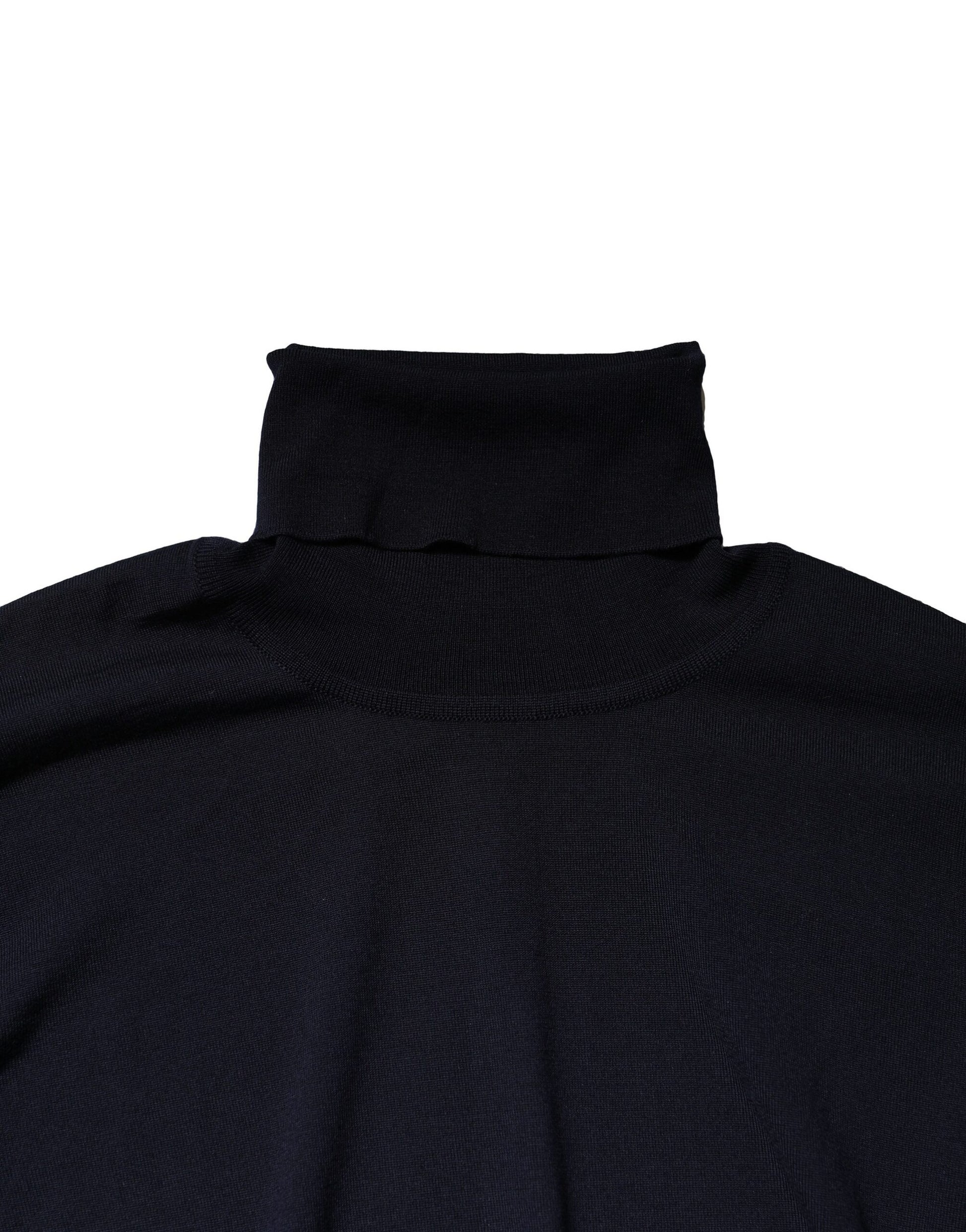 Dolce & Gabbana Blue Long Sleeve Turtleneck Pullover Sweater Dolce & Gabbana