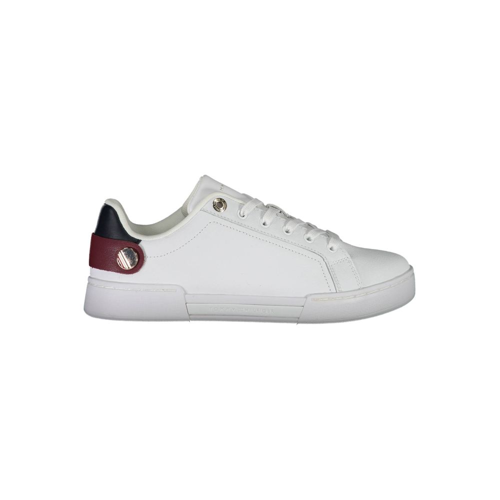 Tommy Hilfiger Bianco Polyurethane Women Sneaker Tommy Hilfiger