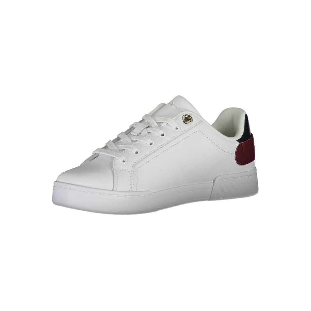 Tommy Hilfiger Bianco Polyurethane Women Sneaker Tommy Hilfiger