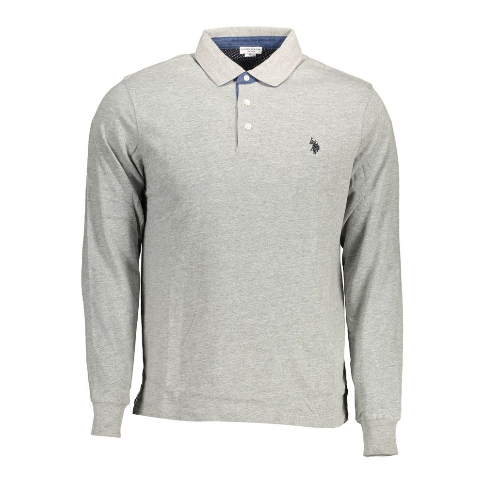 U.S. POLO ASSN. Brown Cotton Men Polo Shirt U.S. POLO ASSN.