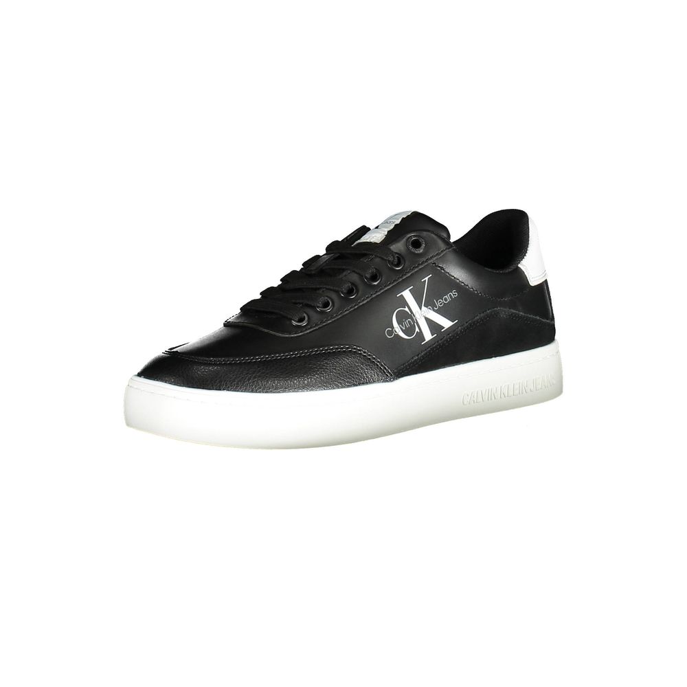 Calvin Klein Black Leather Women Sneaker Calvin Klein