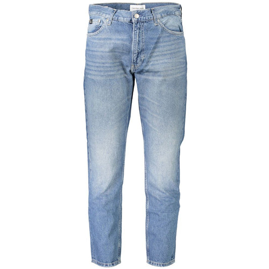 Calvin Klein Blue Cotton Men Jeans Calvin Klein