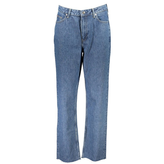 Tommy Hilfiger Blue Cotton Women Jeans Tommy Hilfiger