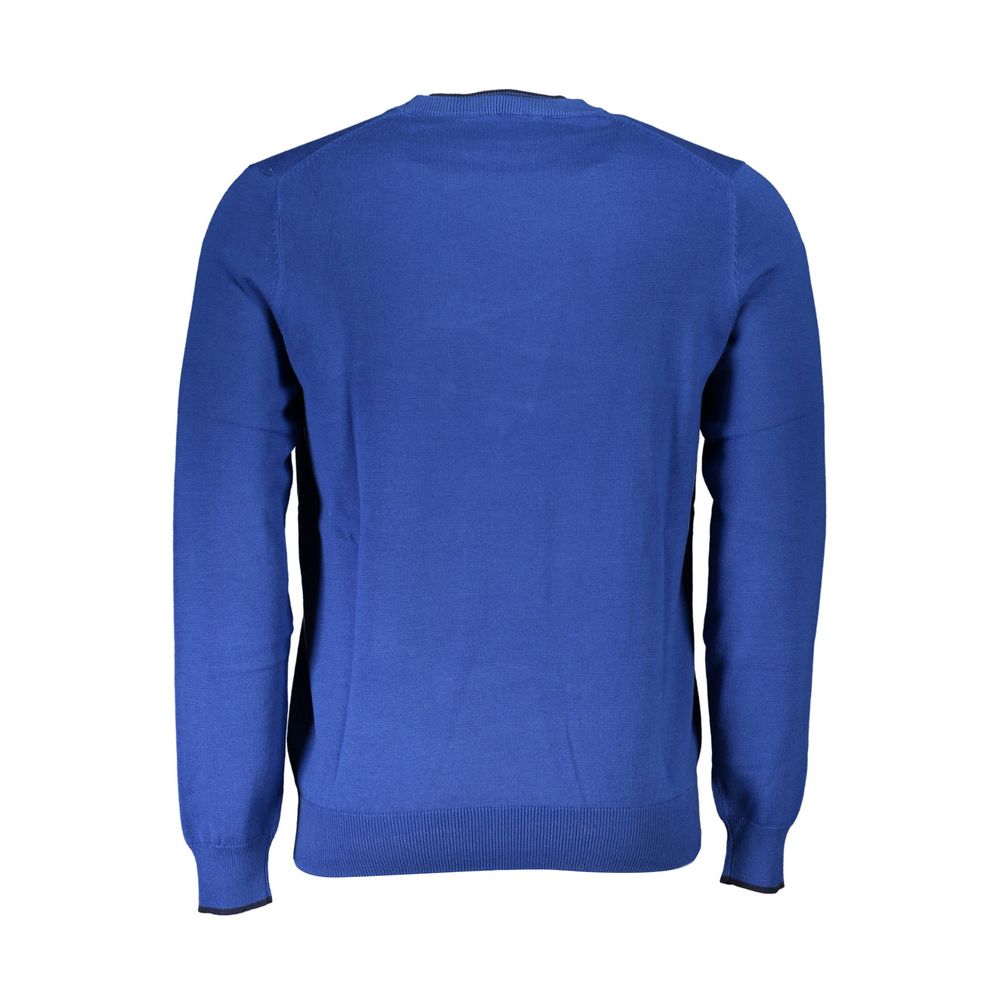North Sails Blue Organic Cotton Men's Sweater - Eljoys Fashion 