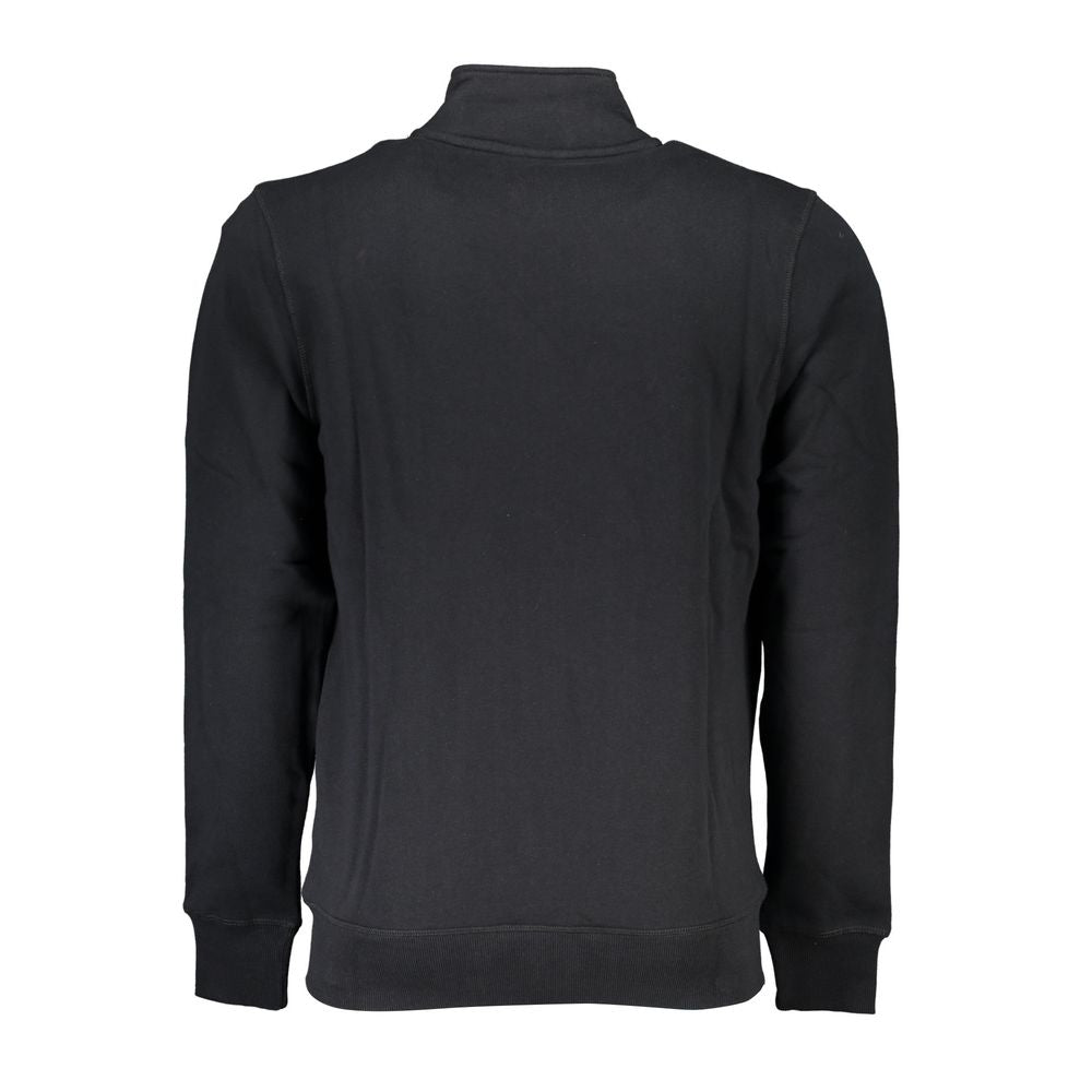 North Sails Black Cotton Men Sweater North Sails