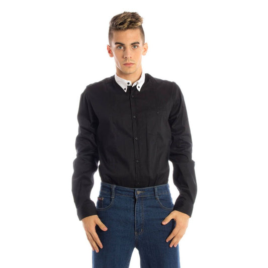 Papete Black Cotton Shirt Papete