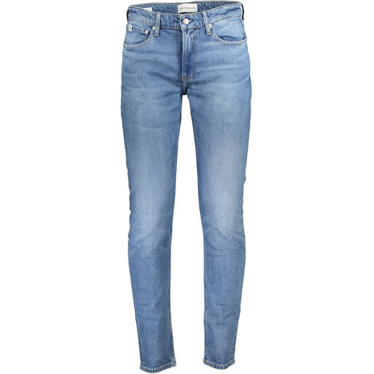 Calvin Klein Light Blue Cotton Men Jeans Calvin Klein