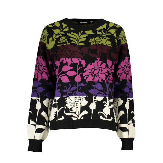 Desigual Black Polyester Sweater Desigual