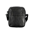 Calvin Klein sleek urban black shoulder bag with adjustable strap and minimalist design, perfect for everyday use.