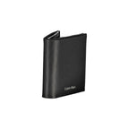 Calvin Klein Nero leather men's wallet with multiple card slots and a sleek, minimalist design.