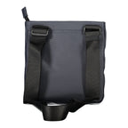 Tommy Hilfiger navy polyurethane men's shoulder bag with adjustable strap and sleek design.