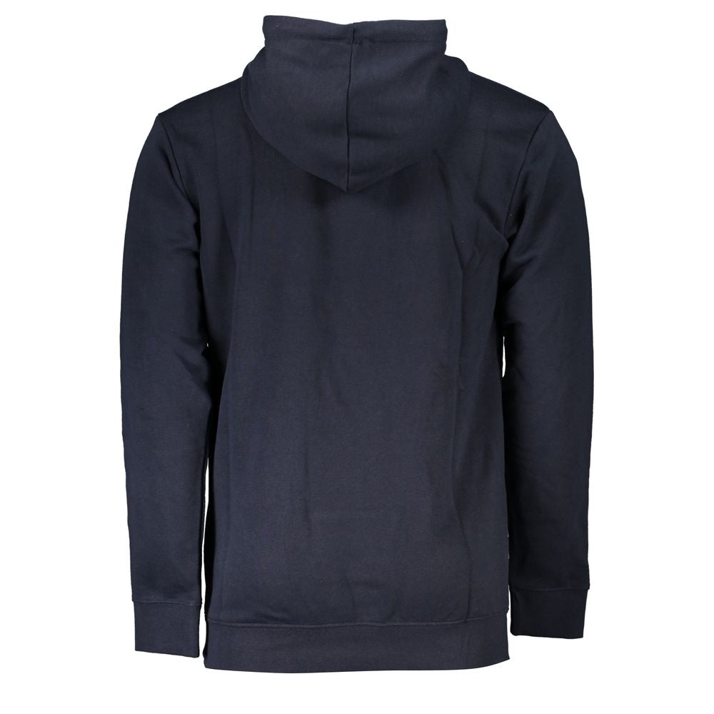 Cavalli Class Blue Cotton Men Sweater Cavalli Class