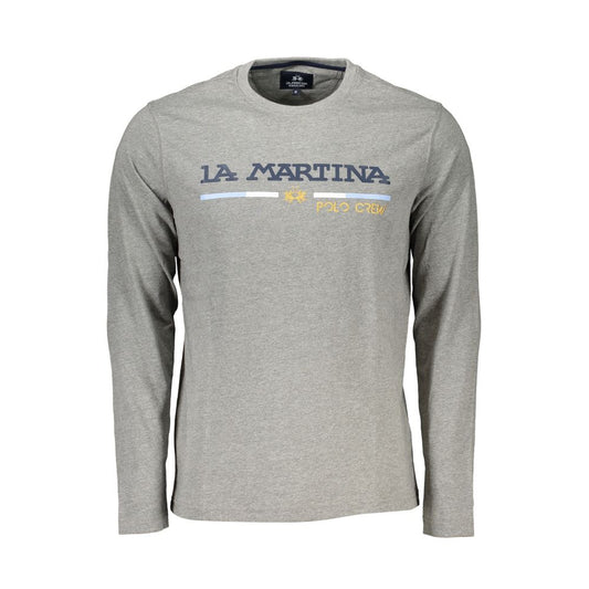 La Martina Brown Cotton Men T-Shirt La Martina