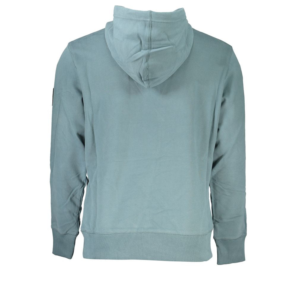 Calvin Klein Verde cotton men's sweatshirt featuring a classic crewneck and minimalist design.