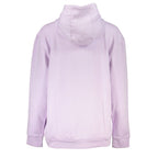 Cavalli Class Viola polyester women's sweatshirt with a relaxed fit and subtle branding, navy blue color, and ribbed cuffs.
