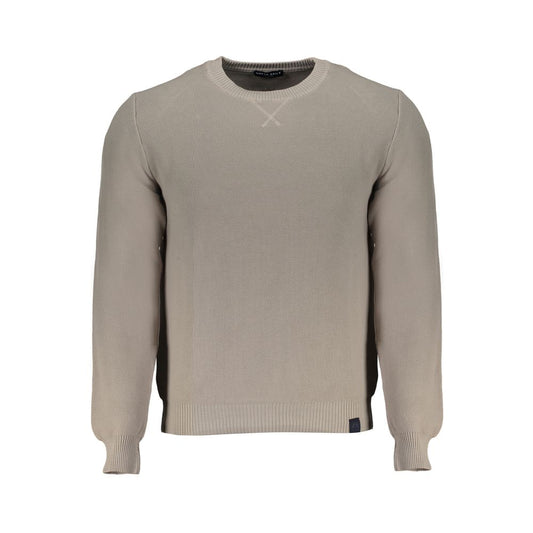 North Sails Gray Cotton Sweater North Sails