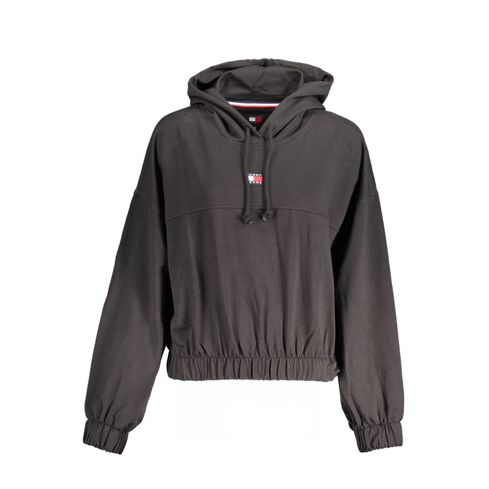 Tommy Hilfiger Black Cotton Women Sweater Tommy Hilfiger
