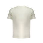 Wrangler Bianco cotton men's T-shirt with crew neck and short sleeves, casual style, plain white fabric.