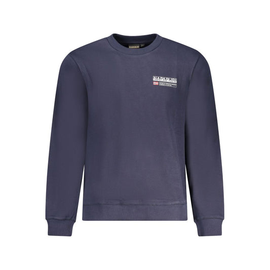 Napapijri Blue Cotton Sweater Napapijri