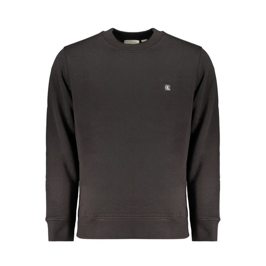 Calvin Klein Black Cotton Sweater Calvin Klein