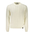 White North Sails men's wool sweater with a classic crewneck design, featuring a textured knit pattern.