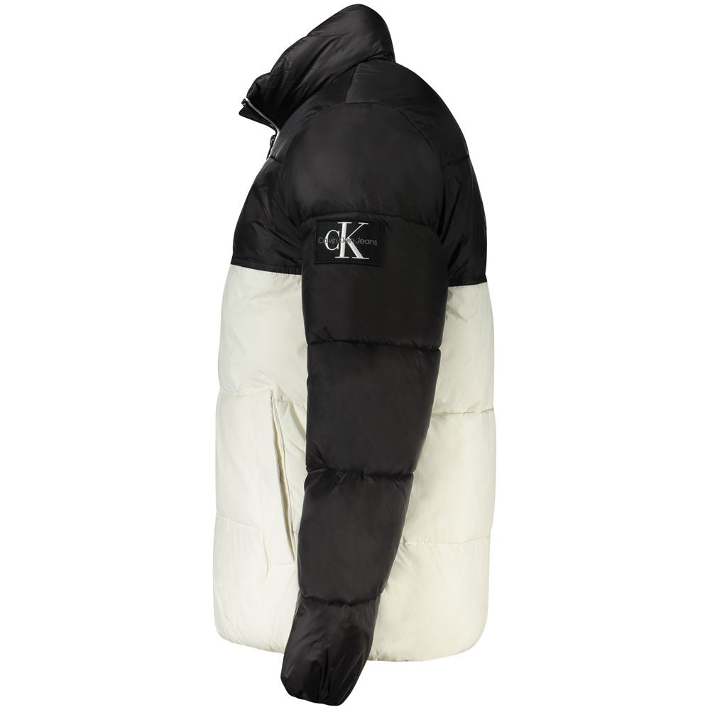 Calvin Klein White Polyester Men Jacket Calvin Klein