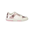 Tommy Hilfiger Bianco women's sneaker with white polyurethane material, featuring a sleek, casual design and brand logo accents.