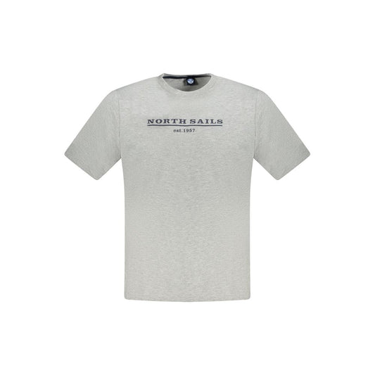 North Sails Brown Cotton Men T-Shirt North Sails