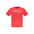 North Sails Rosso Cotton Men’s T-Shirt showing a casual fit with the North Sails logo on the chest.