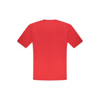 North Sails Rosso Cotton men's T-shirt with crew neck and short sleeves, featuring a simple, stylish design.
