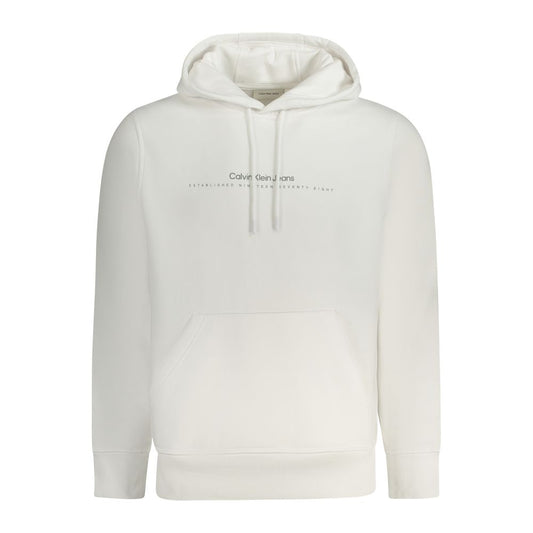 Calvin Klein White Cotton Men Sweater Calvin Klein