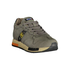 Blauer Grigio Poliuretano men's sneaker showing grey synthetic material, lace-up design, and sporty style.