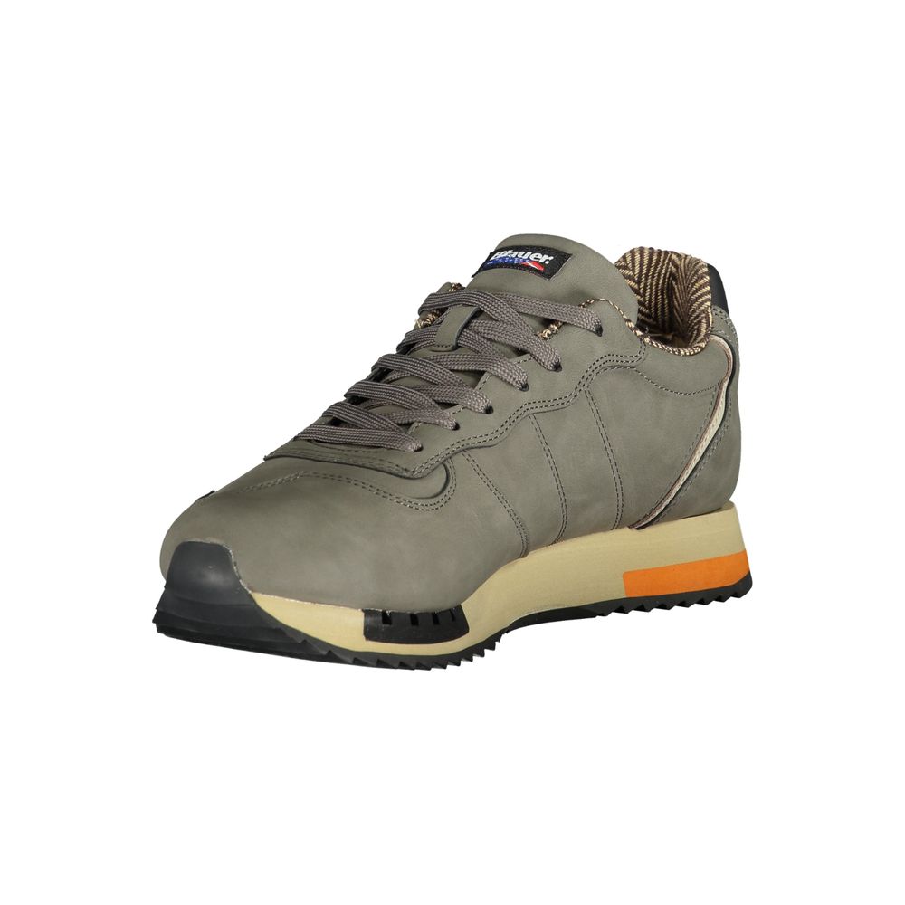 Blauer Gray Polyethylene Men Sneaker Blauer