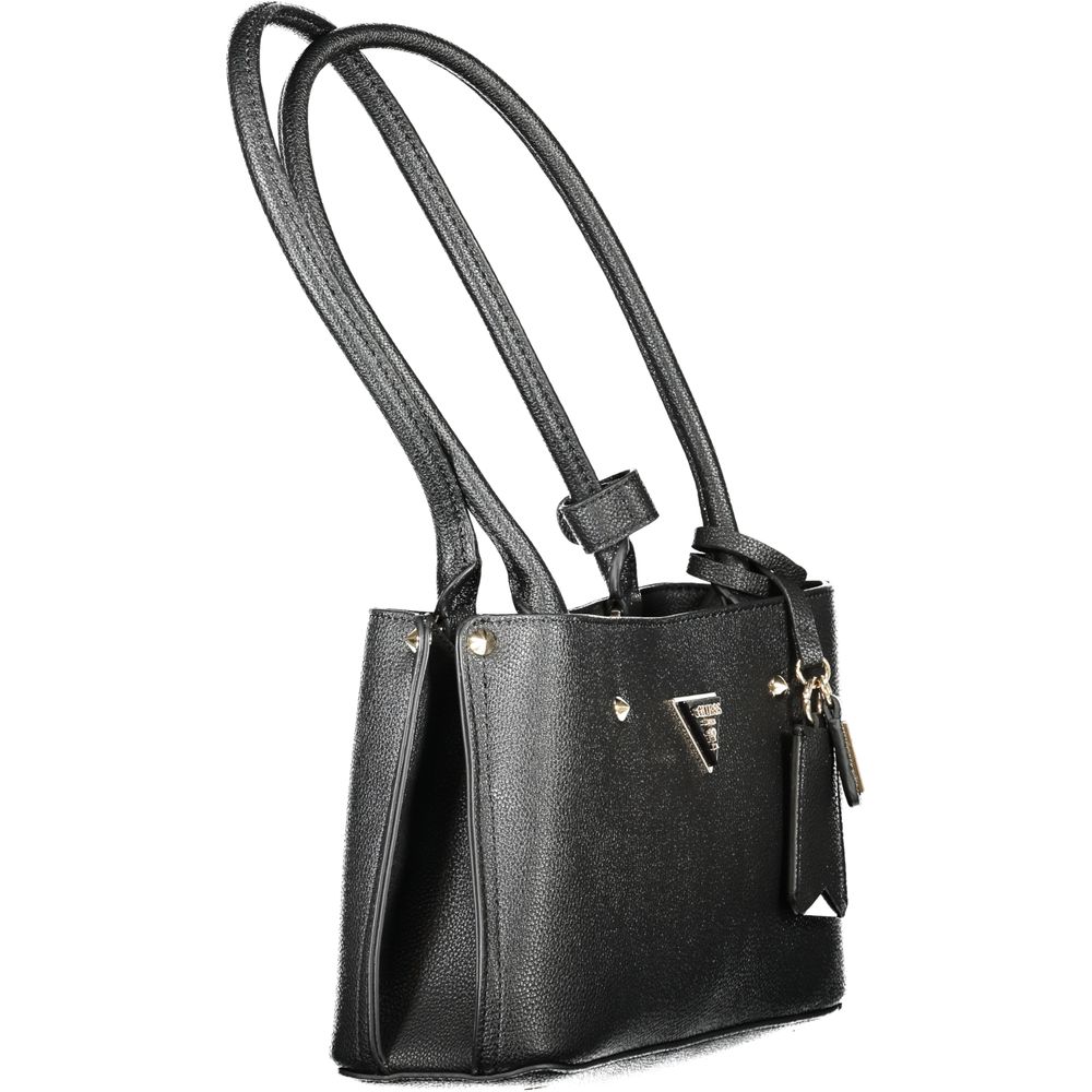 Guess Jeans Black Polyethylene Women Handbag Guess Jeans