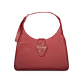 Mario Valentino Rosso women's polyurethane bag with sleek design and top handle, perfect for stylish everyday use.