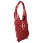 Mario Valentino Rosso women's polyurethane bag with sleek design and adjustable strap, featuring a modern, stylish look.