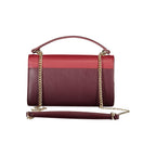 Mario Valentino Rosso women's bag made of polyurethane, featuring a stylish design with handles and a spacious interior.