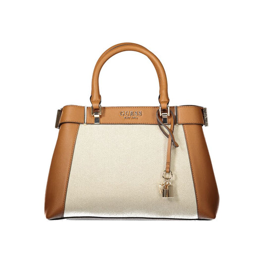 Guess Jeans Brown Cotton Women Handbag Guess Jeans