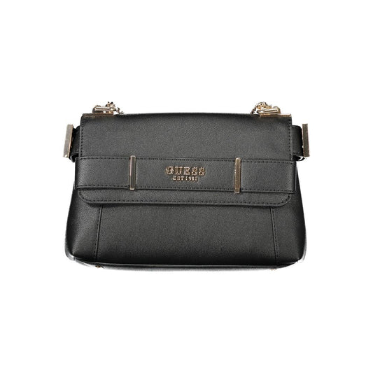 Guess Jeans Black Polyethylene Women Handbag Guess Jeans