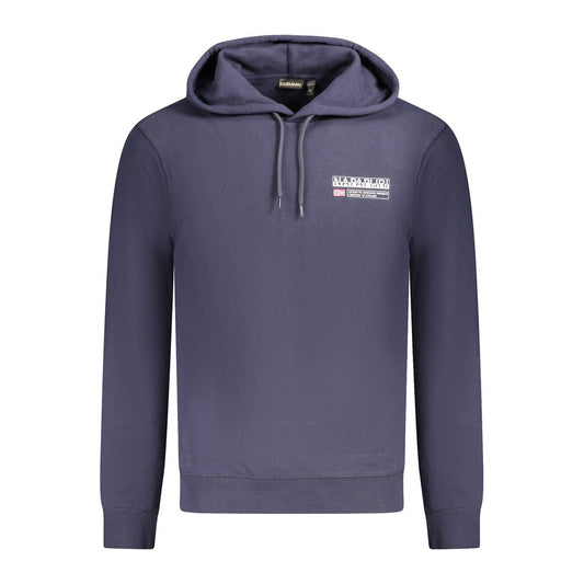 Napapijri Blue Cotton Men Sweater Napapijri