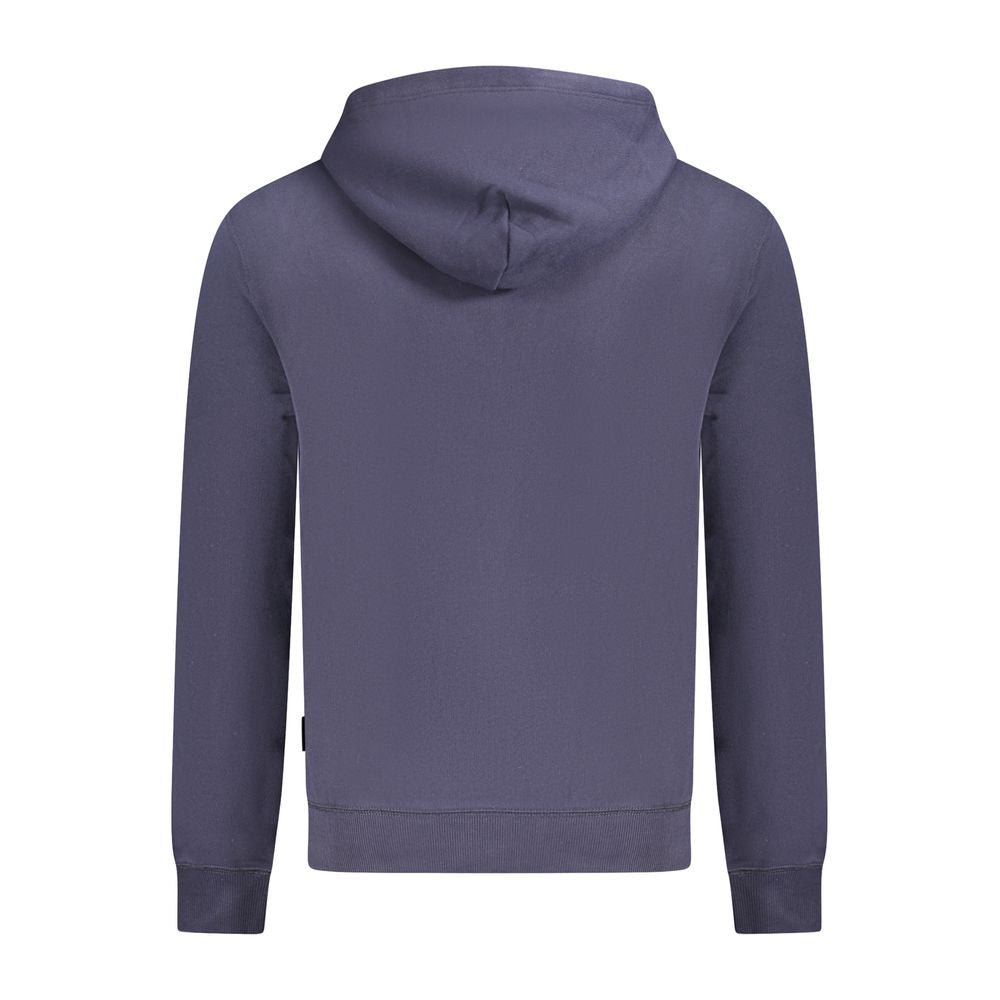 Napapijri Blue Cotton Men Sweater Napapijri