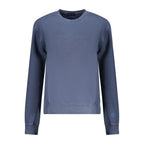 Blue cotton women's sweater by North Sails featuring a relaxed fit and classic crewneck design.