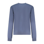 Blue cotton women's sweater by North Sails, featuring a relaxed fit and classic crewneck design.